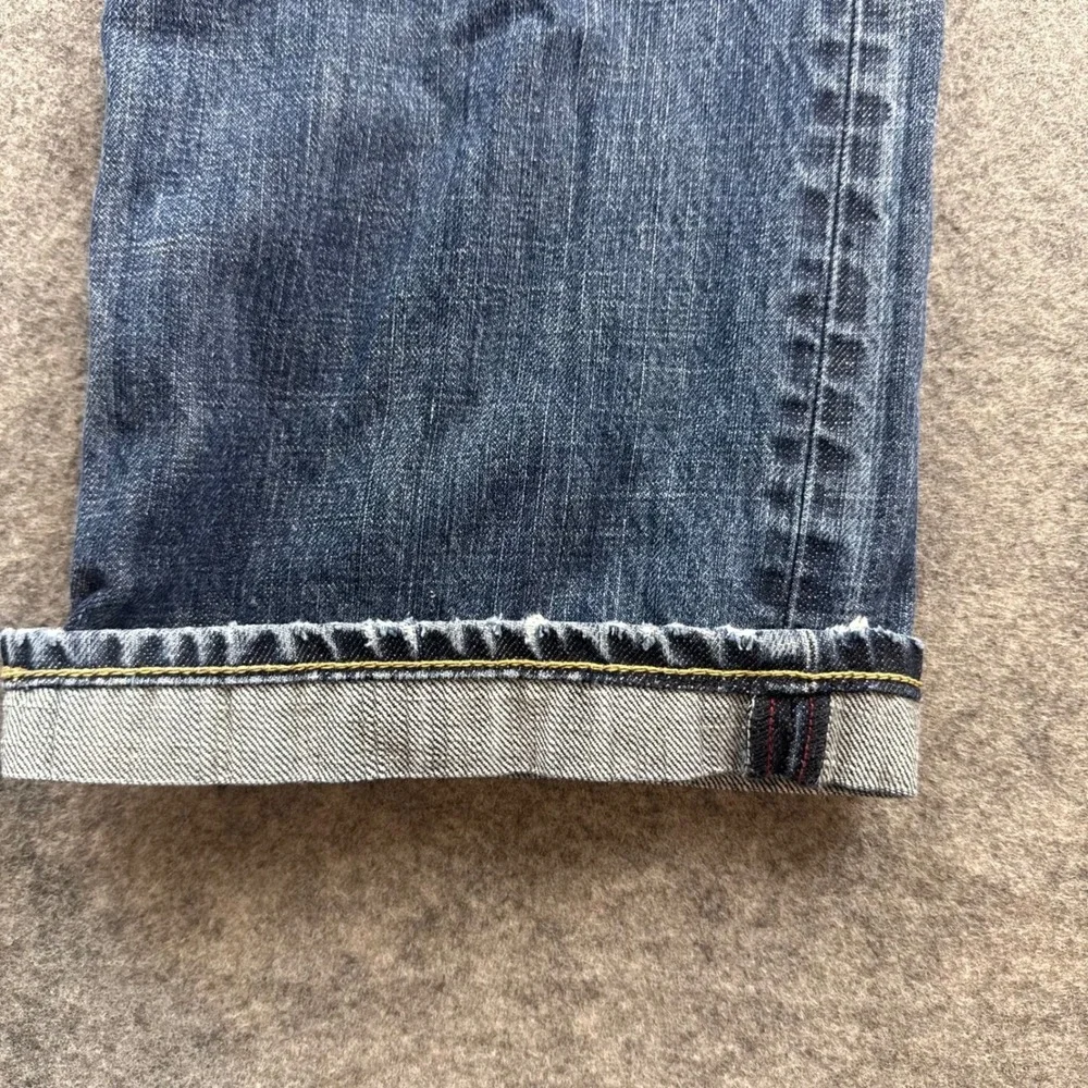 Banana Republic Jeans Mens 34x30 Straight Fit Selvedge Denim 100% Cotton Blue